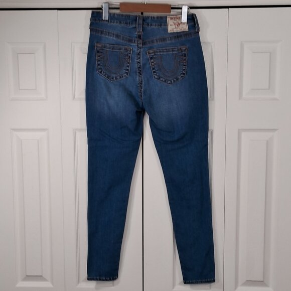 True Religion Jennie Curvy Jeans High Rise Super Skinny - Picture 3 of 11